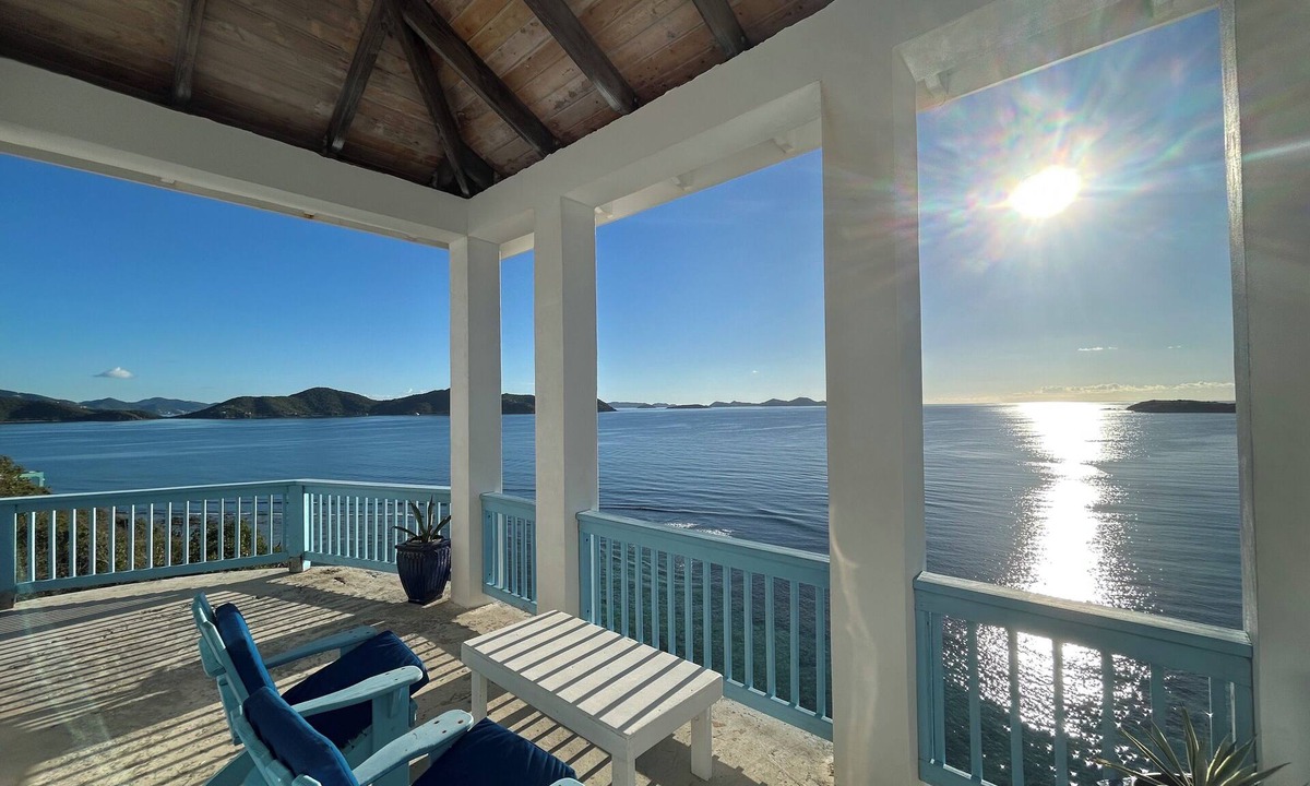 Estate Molendal and Little Reef Bay Apartment | OPEN AIR waterfront studio in St John RENT BY THE MONTH
