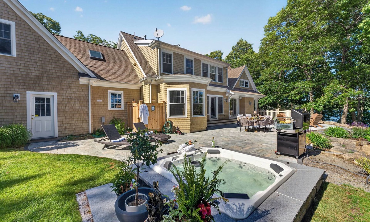 Mashpee House | Opulent Private Waterfront Escape with NEW Hot Tub