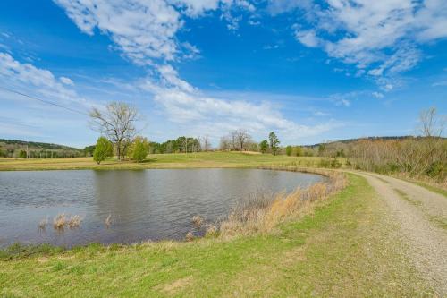 Dover House | Ozark Getaway w/Pond, Fire Pit & Patio