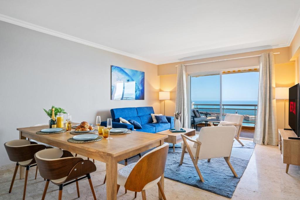 Cap d'Ail Apartment | Panorama Mer et Plage Cap d Ail proche Monaco