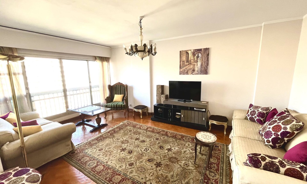 Zamalek Apartment | Panoramic Nile view 3BR in Zamalek