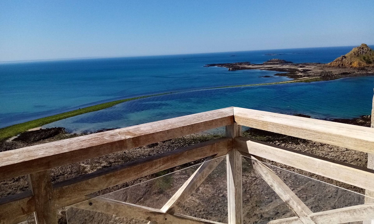 Pleneuf-Val-Andre Apartment | Panoramic sea view 250° from all 10 windows! Classified as 4* furnished tourist accommodation. WIFI Fiber