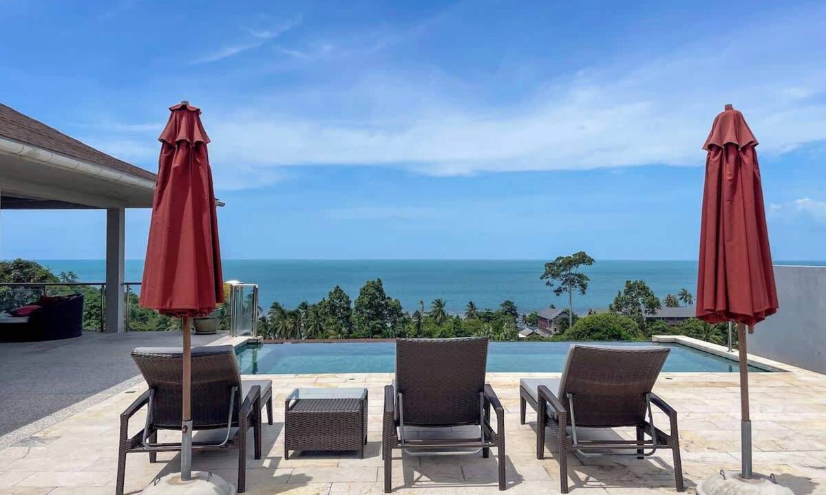 Lamai Villa | Panoramic Sea View & Balinese Pool