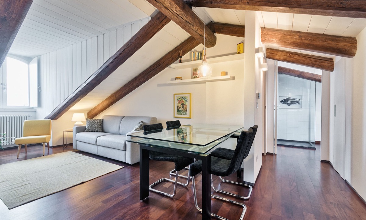 Cit Turin Apartment | Panoramic skylight apartment. Private car parking, wifi
