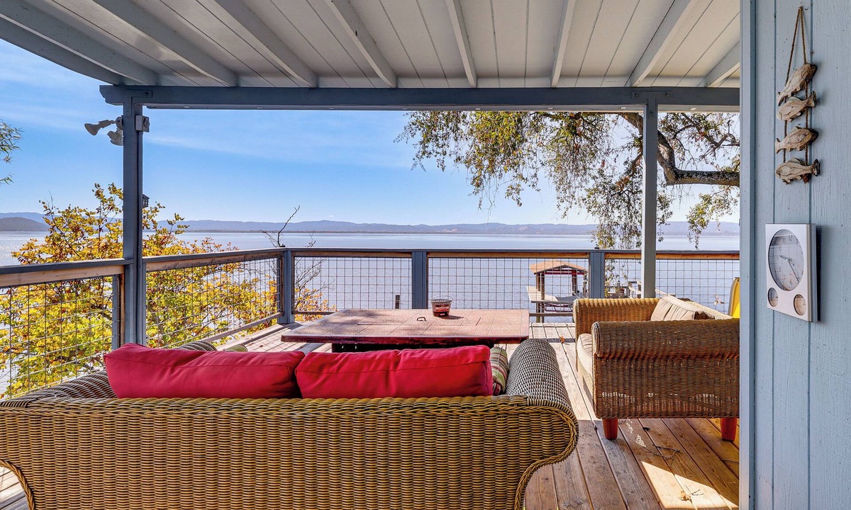 Lucerne House | Panoramic Views! Home w/ Boat Slip on Clear Lake
