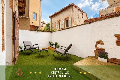 Muret Apartment | " Paradis Vert " Terrasse - Bureau - Wifi - TV