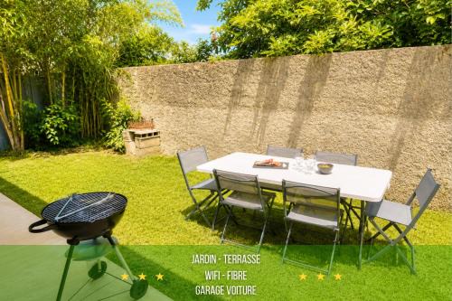 Roques Villa | " Parenthèse Verte " Jardin - Barbecue - Garage