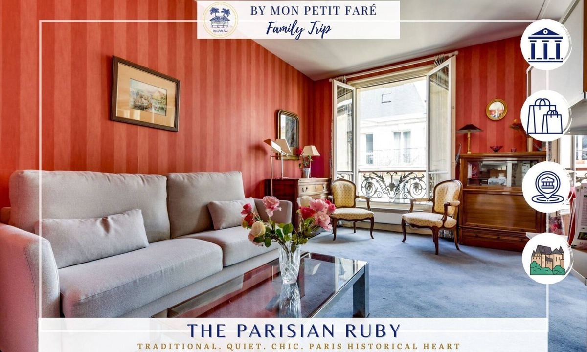 Sorbonne Apartment | Parisian Ruby - Timeless Charm near Notre-Dame