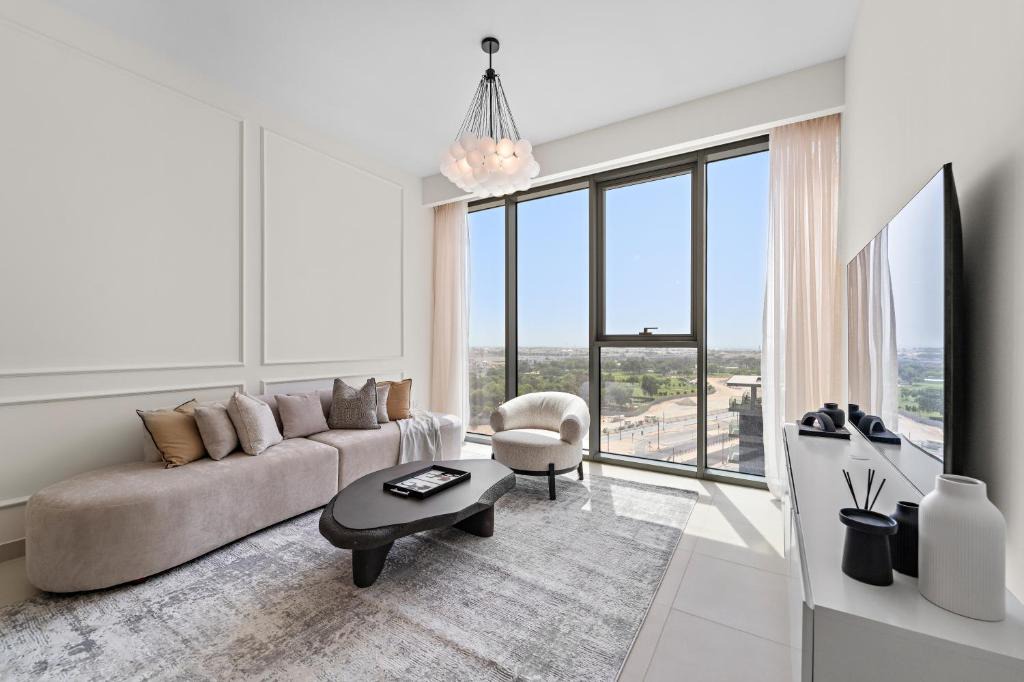 Al Safa Apartment | Parkside 2BR plus Maid Canal Front