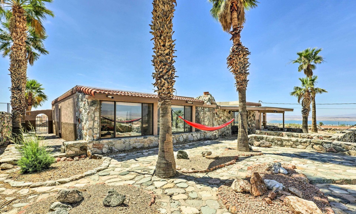 Lake Havasu City House | Patio & Panoramic Views: Hillside Lake Havasu Home