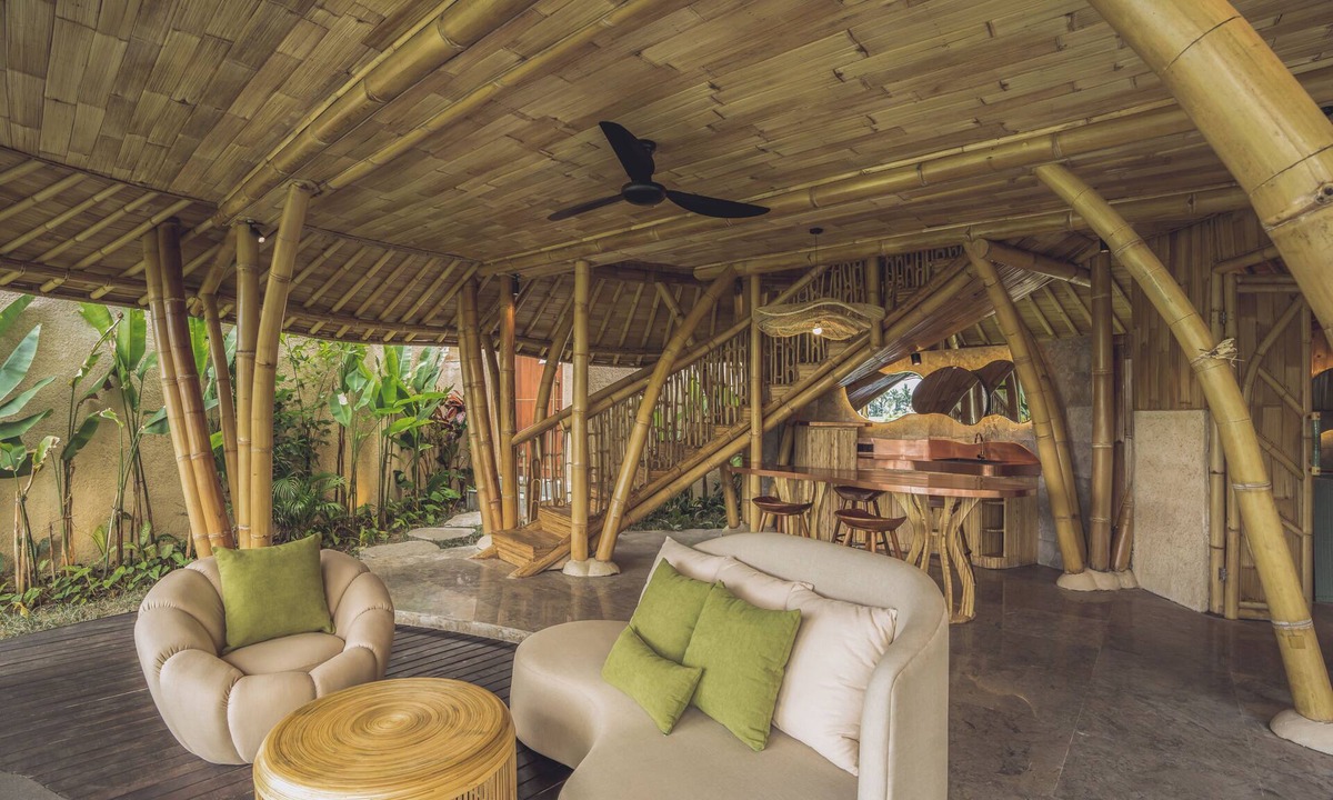 Kenderan Apartment | Peaceful 1BR Bamboo Villa Ubud