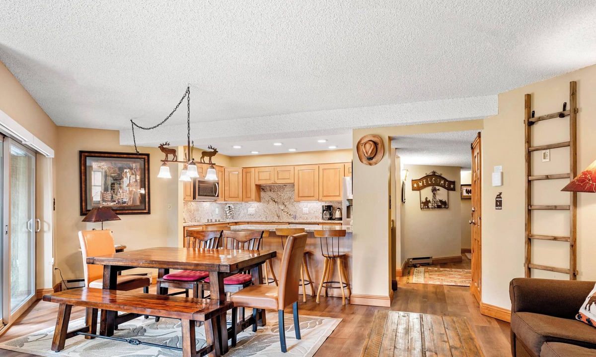 Peak 9 Condo | Peaceful Setting! Short Walk to Peak 9/Main St.