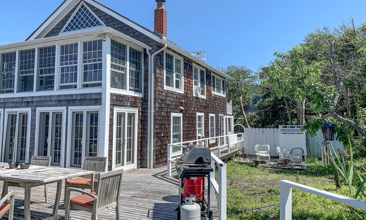 Cherry Grove House | Peaceful waterfront oasis with generous patio & amazing views - near beaches