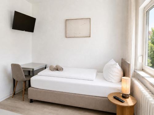 Schweinfurt House | Pension Rent2Stay mit Einzel- oder Doppelzimmer, privatem Bad, Smart-TV, Schnelles WLAN, Parkplatz, Autobahnanschluß