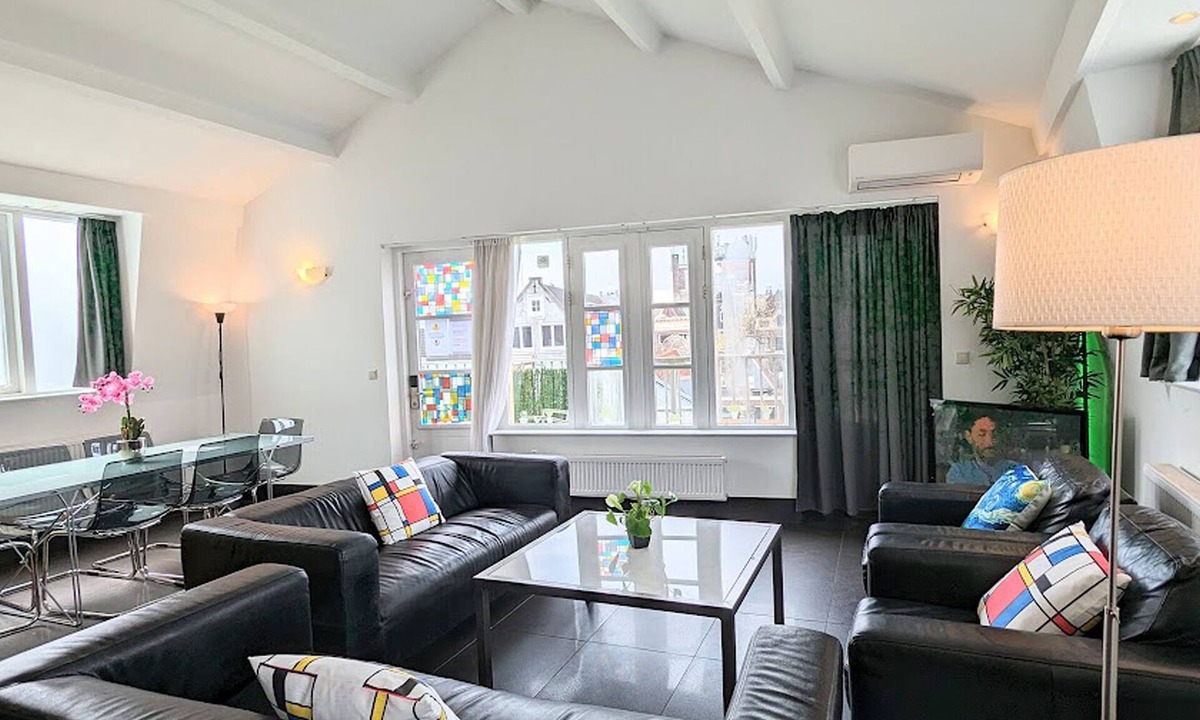Red Light District House | Penthouse Apartment with Balcony in Amsterdam Center