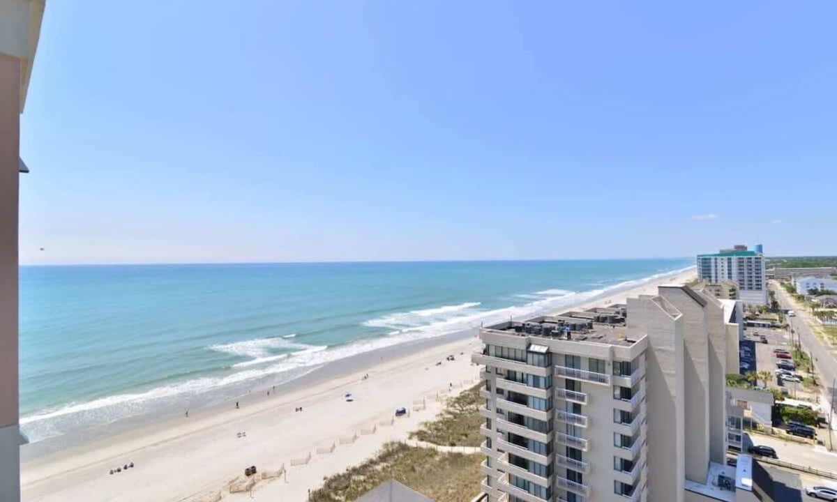 Crescent Beach Condo | Penthouse Stunning Ocean Views Lazy River Indoor Pool