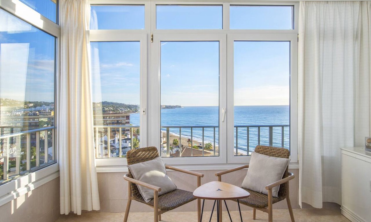 La Cala de Mijas Apartment | "Penthouse studio with sea views" with Sea View and Pool