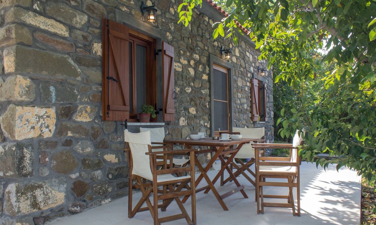 Eresos-Antissa House | 'Perivoli' Stone House