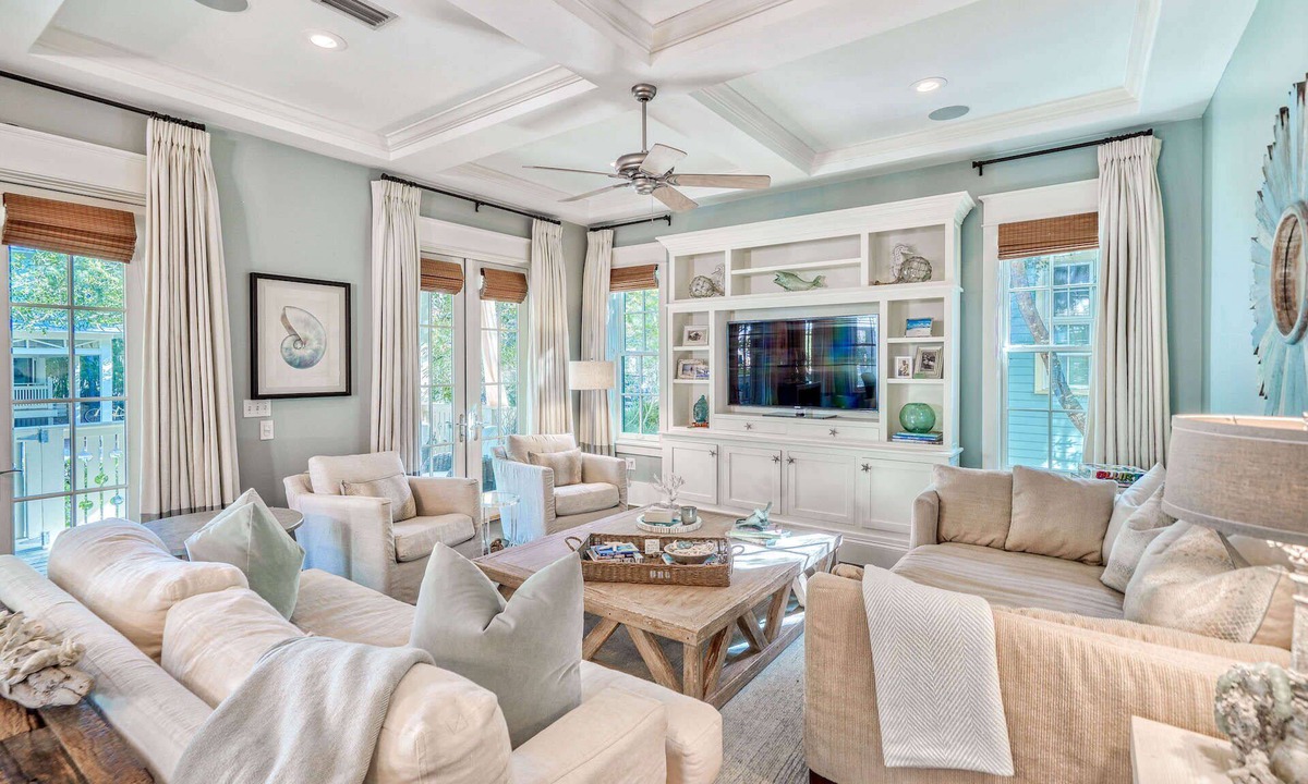 Watercolor House | Pet Friendly Designer Gem with LSV and Bikes 100 Yards to Camp WaterColor