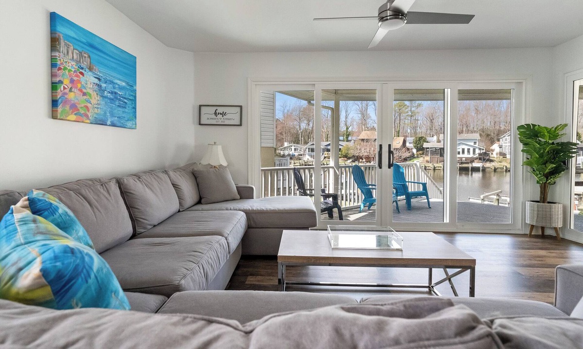 Ocean Pines House | Pet-Friendly Waterfront 3BR in Ocean Pines – Near OCMD, Porch & Canal Views