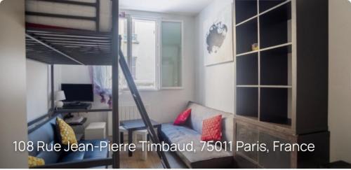Quartier de la Folie-Mericourt Apartment | Petit Nid à Paris