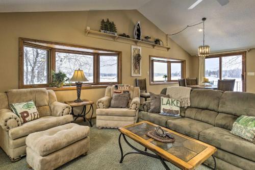 Phillips House | Phillips Cabin w/Lake Views & Private Dock!