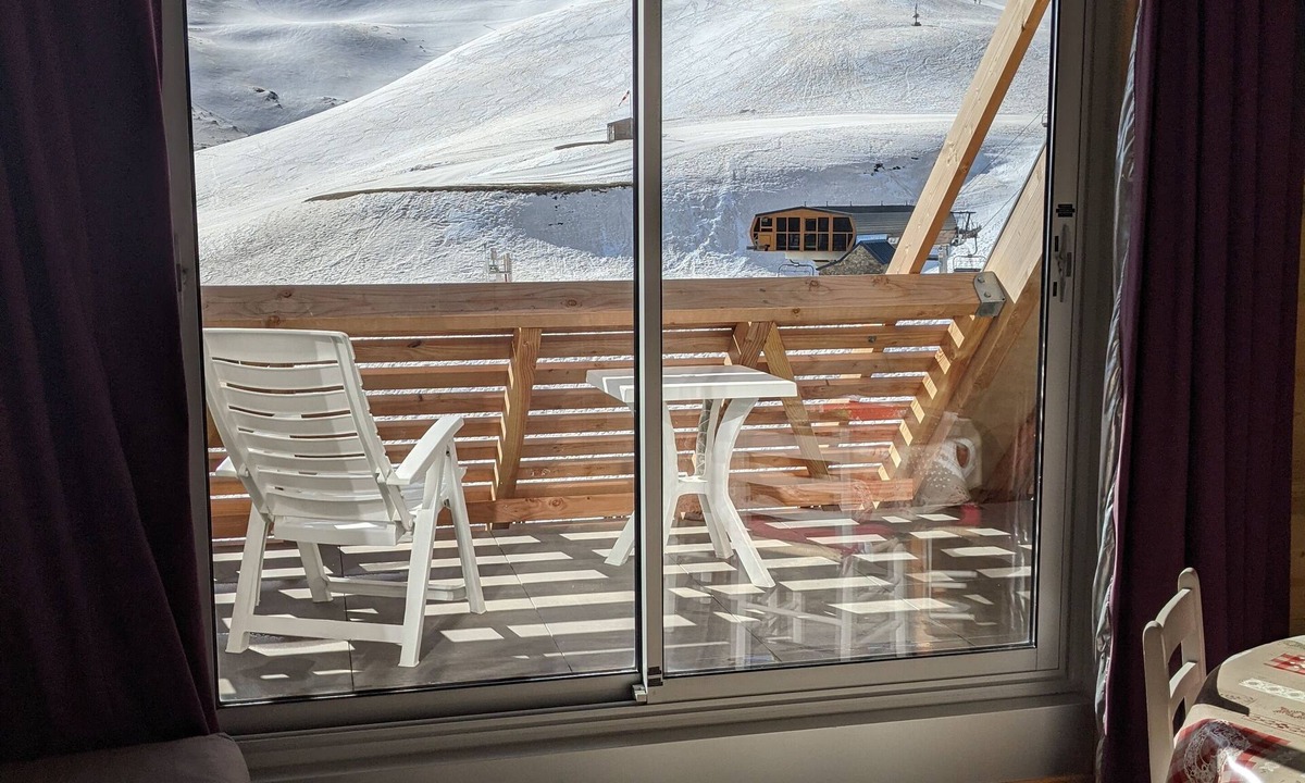 Piau Engaly Apartment | Piau Engaly studio 5 places south terrace, facing tracks