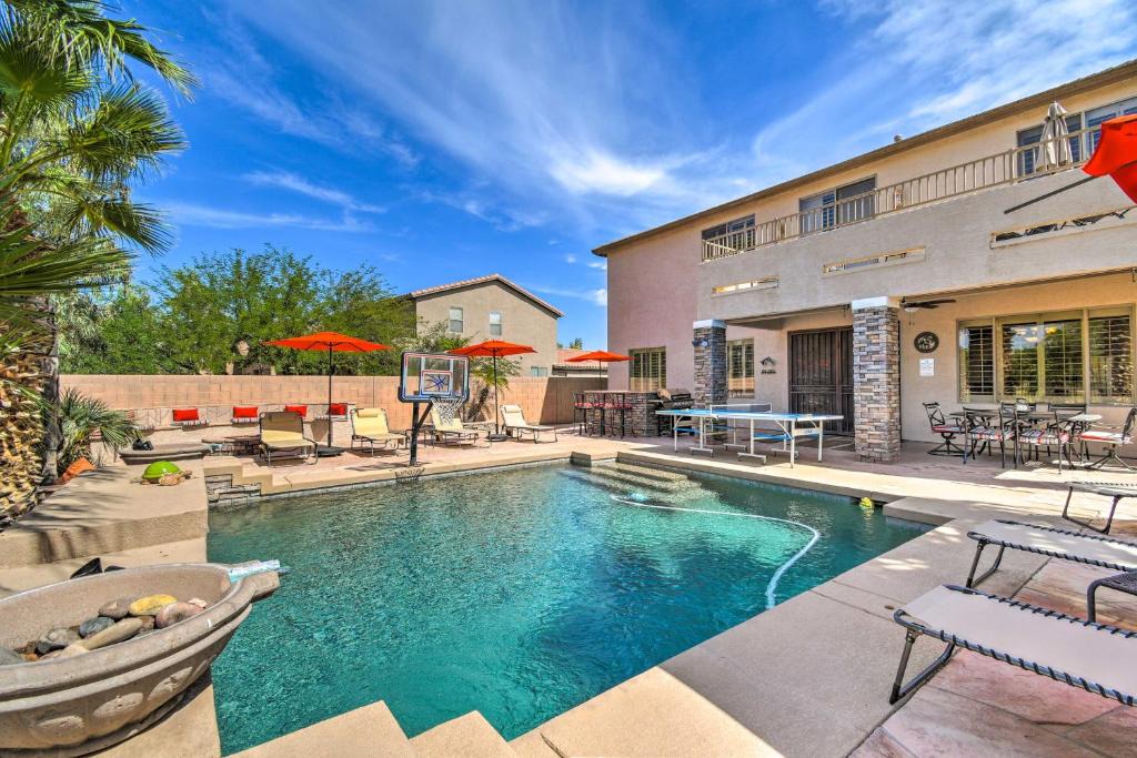 Laveen Village House | Pool, Game Room & Views! Laveen Village Getaway