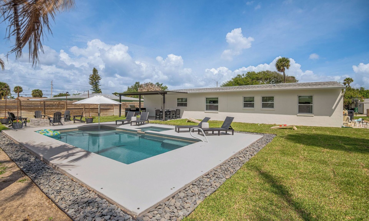 Cocoa Beach House | Pool & Spa, 2 Blocks to Beach! Cocoa Beach Retreat
