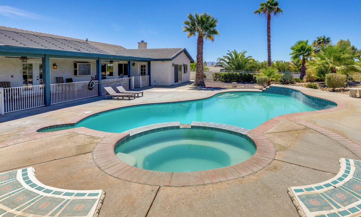 Victorville House | Pool, Spa & Mountain Views: Apple Valley Retreat!
