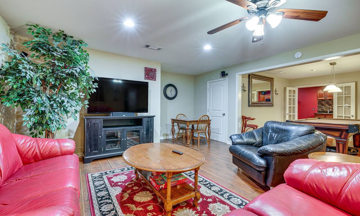 Gwinnett County Apartment | Pool Table & Patio: Cozy Lawrenceville Apt
