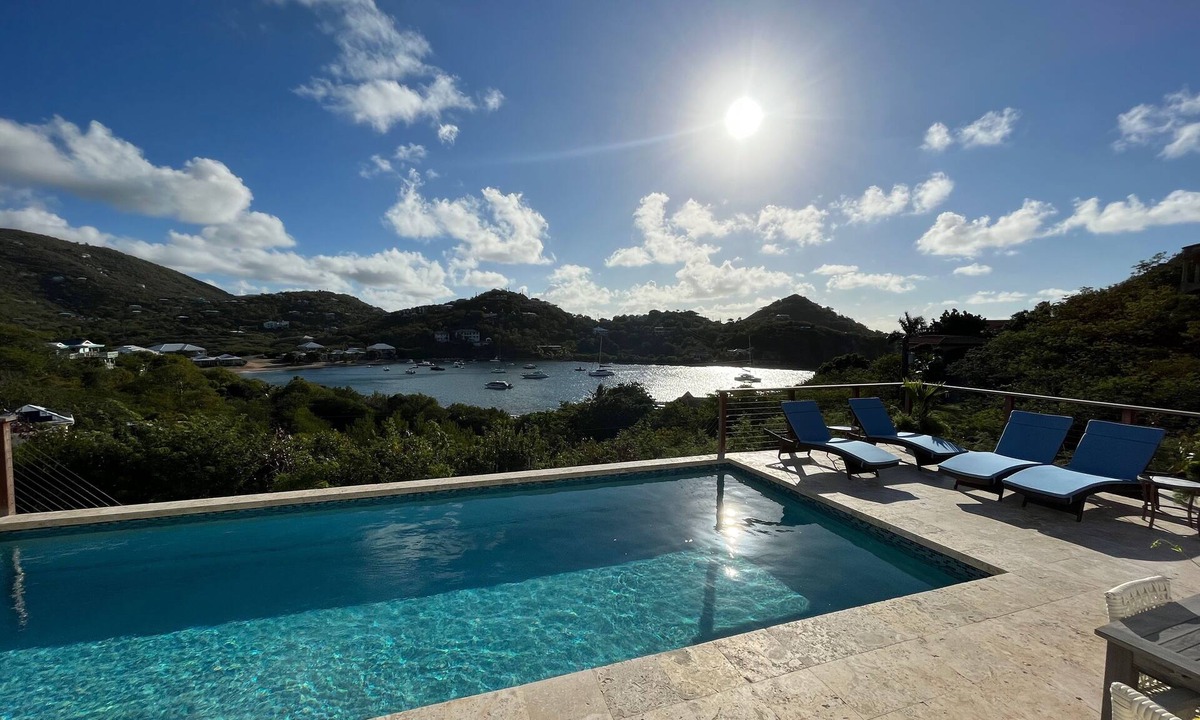Estate Chocolate Hole and Great Cruz Bay Villa | Poolside Paradise at Castaway Villa with new kitchen, baths, & Tesla batteries !