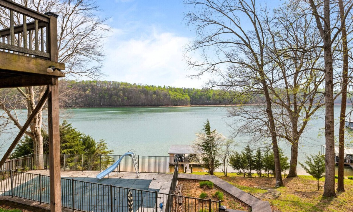 La Follette House | Poolside Paradise: Lakefront; Private Pool; Dock