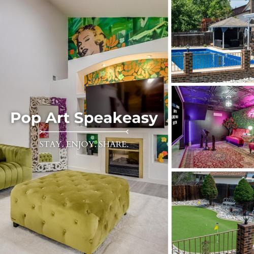 South Westminster House | Pop Art Speakeasy Karaoke Mini Golf Hot Tub & Pool