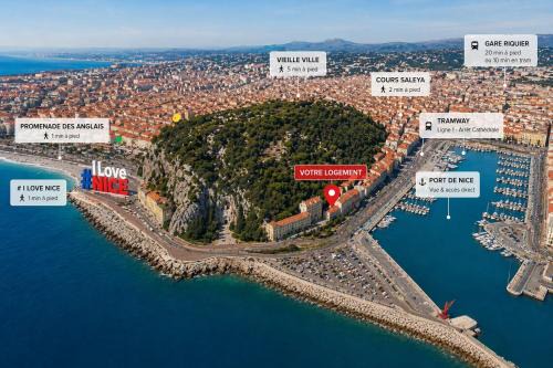 Nice Apartment | PORT DE NICE - 2 Pièces avec JARDIN - 4 Personnes