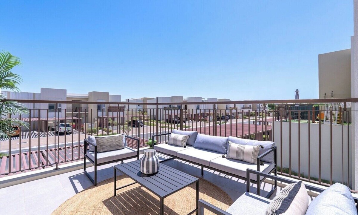 Dubai Apartment | Posh and modern Studio with spacious balcony at Emaar South!