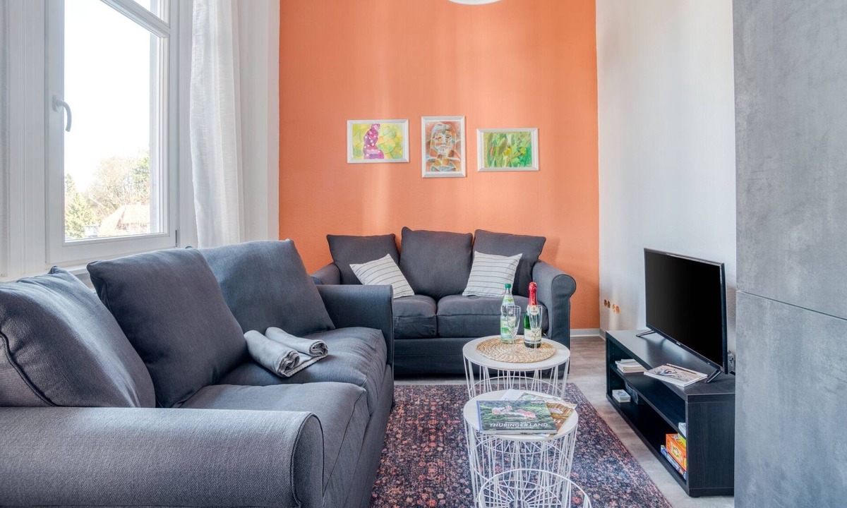Apfelstadtaue Apartment | Premium Apartment in Georgenthal with Sauna