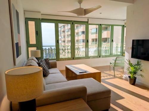 Alboraya Apartment | Premium Front Sea View & Pool Flat