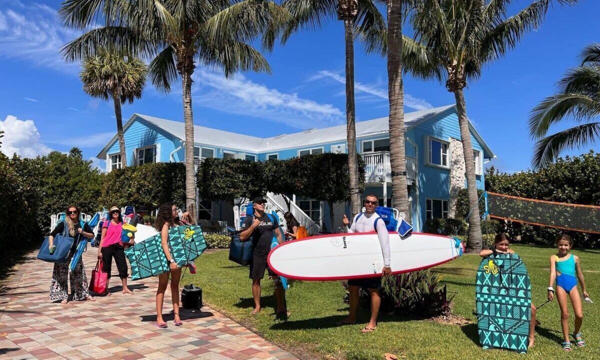 Fort Pierce Shores House | Private Beach Compound - 4 Units - Sleeps 30+, Pets OK