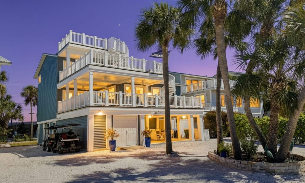 Boca Grande House | Private Beach home. Breathtaking Ocean views overlooking the Gulf of Mexico!