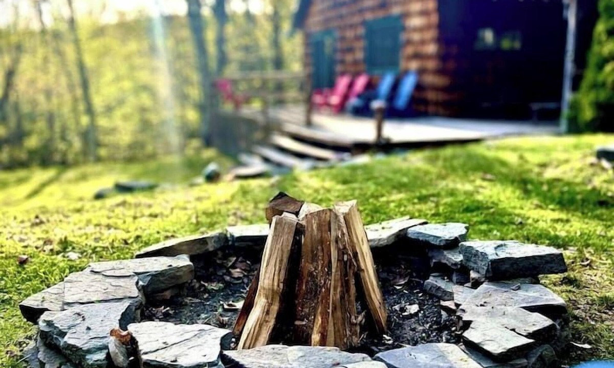 Fleischmanns Cabin | Private Cabin Retreat on 10 Acres! Firepit, custom kitchen, endless green beauty