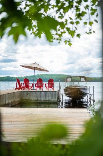 Madawaska Valley Ski Chalet | Private Cliffside Chalet Nestled in Nature With Western Sunsets & Waterfront Access Near Algonquin Park- Pass Included