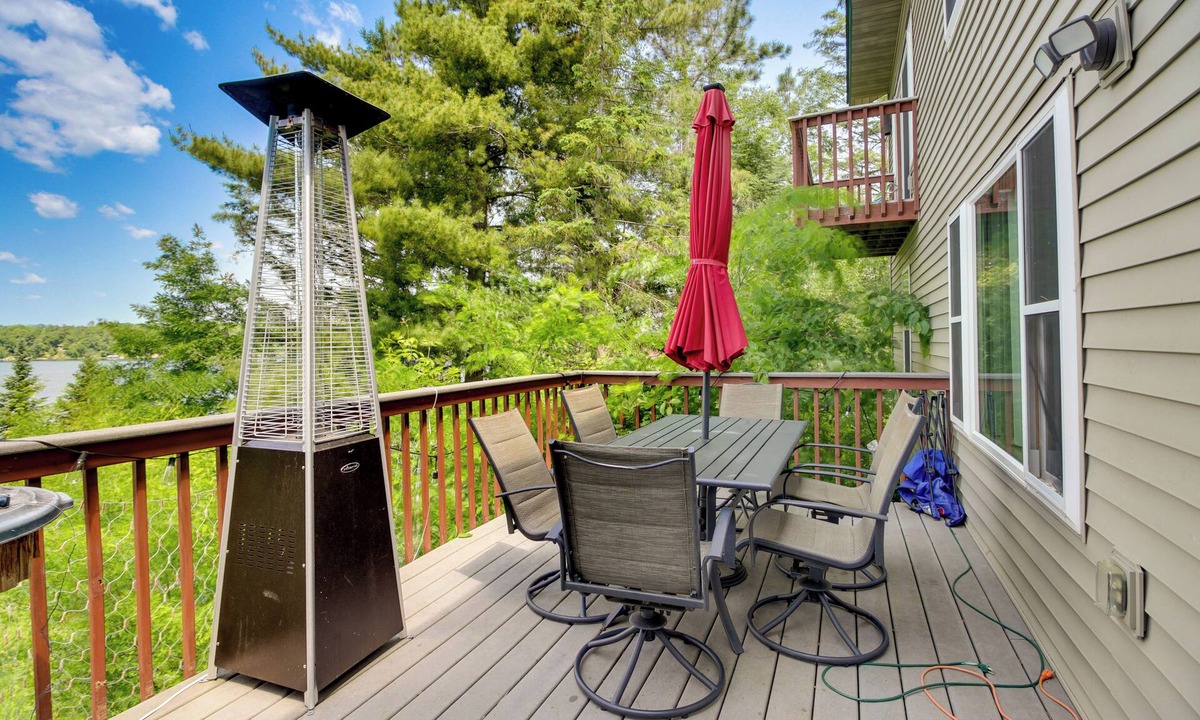 Outing Cabin | Private Dock: Lakefront Family Home in Outing