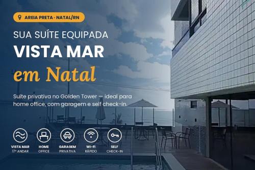 Areia Preta Apartment | Private, Fully Equipped Suite, Sea View, with Garage