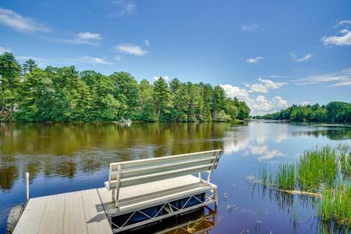Shawano House | Private Hot Tub: Riverfront Escape in Shawano