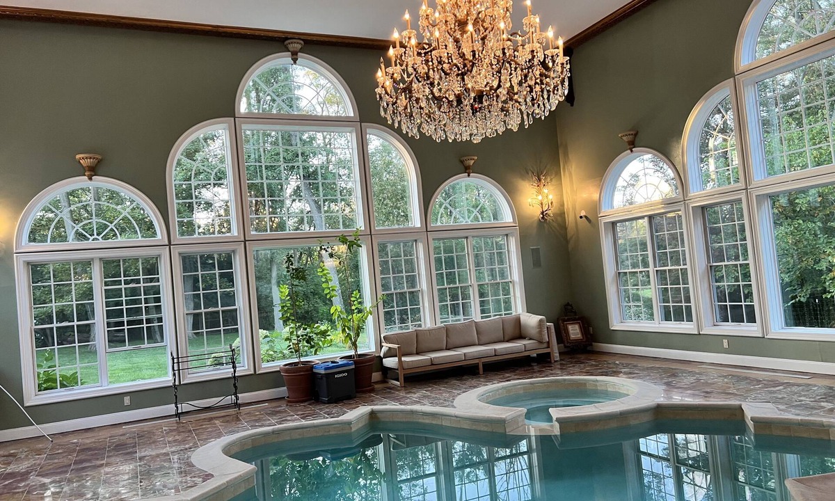 Princeton House | Private Indoor Pool, Theater, fire pits, outdoor kitchen on Princeton estate