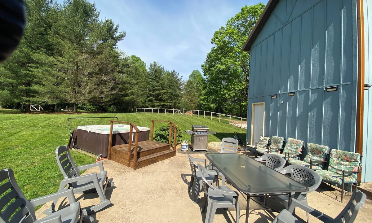 Bloomington House | Private King Suite on 25 Forested Acres with Pool, Hot Tub and Fire Pit near Bloomington
