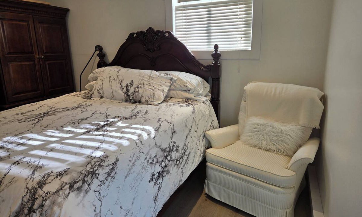 Regional District of Nanaimo House | Private Master Bedroom in a Farmhouse