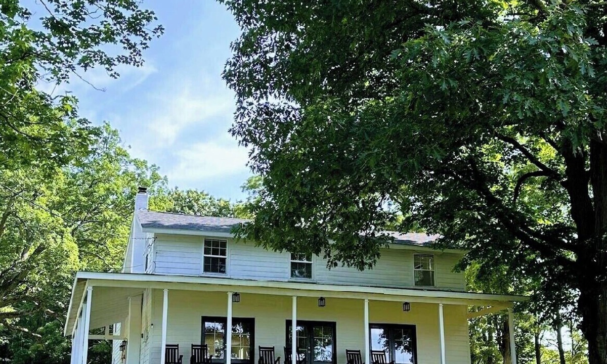 Hector House | Private modern Farmhouse on 5 acres with stunning views of Seneca Lake