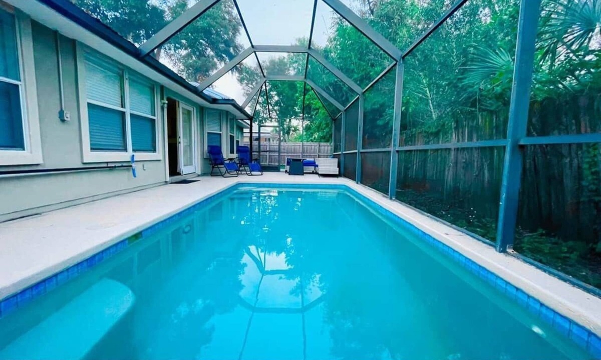 St. Augustine South House | Private Pool Near Boat Docks Historic DT Beaches